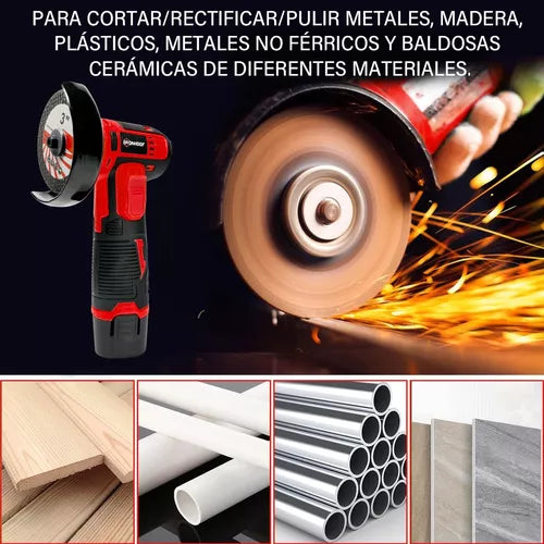 Esmeriladora Angular INALAMBRICA 💥 12v 18500 Rpm