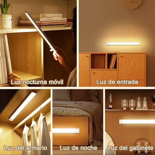 Barra Led PACK X2 Sensor de movimientos Recargable. SUPER OFERTA!🚀
