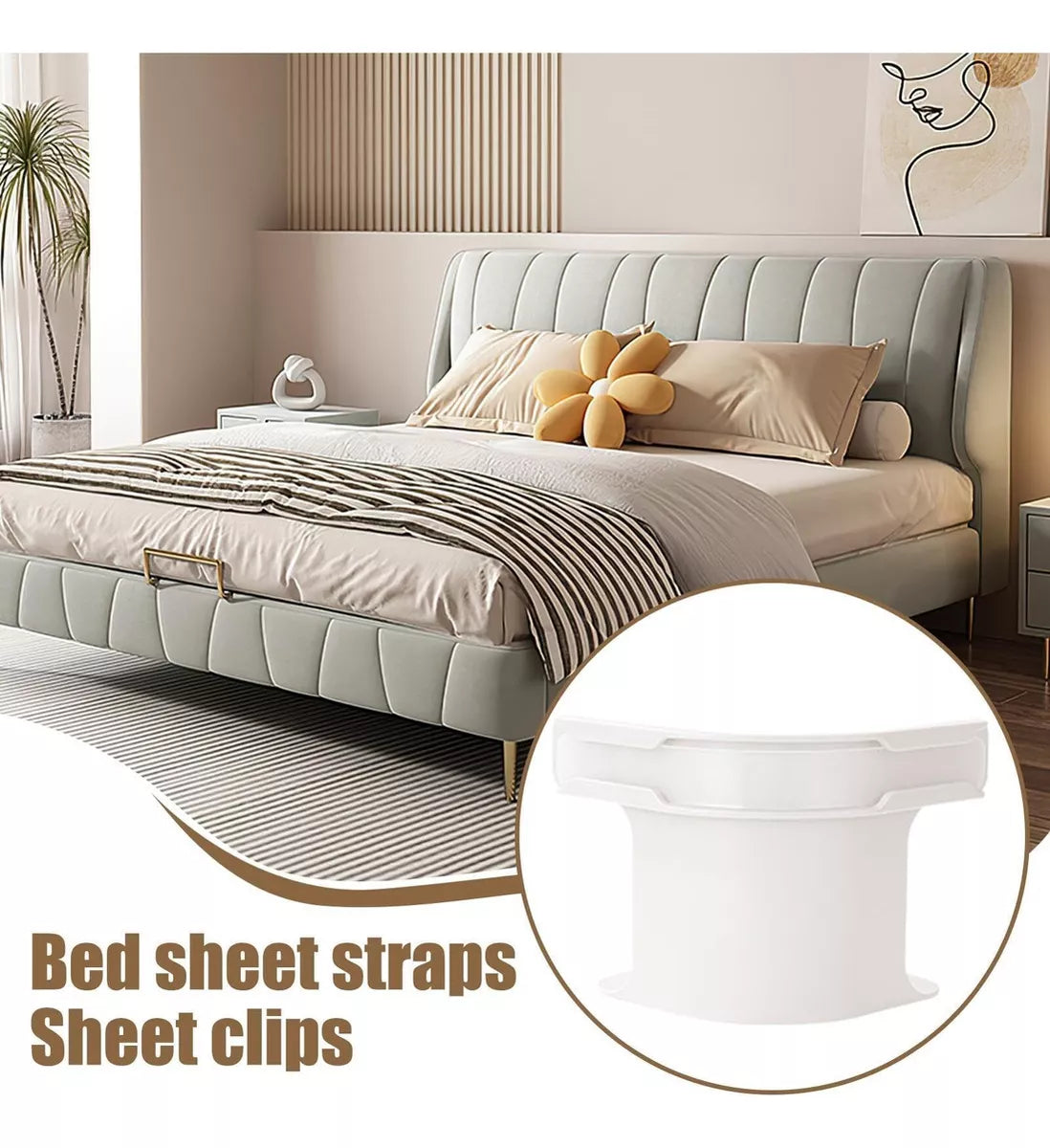 Clips Metálicos para Sábanas – Tu cama perfecta todo el día