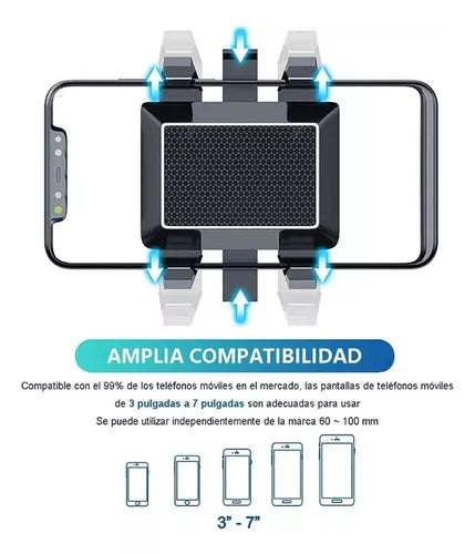 Soporte Para Teléfono📱 Con Espejo Retrovisor Giratorio De 360