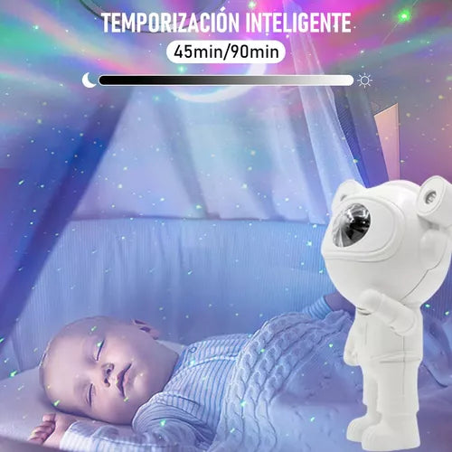 Astronauta Proyector Estrellas Universo Luz Noche