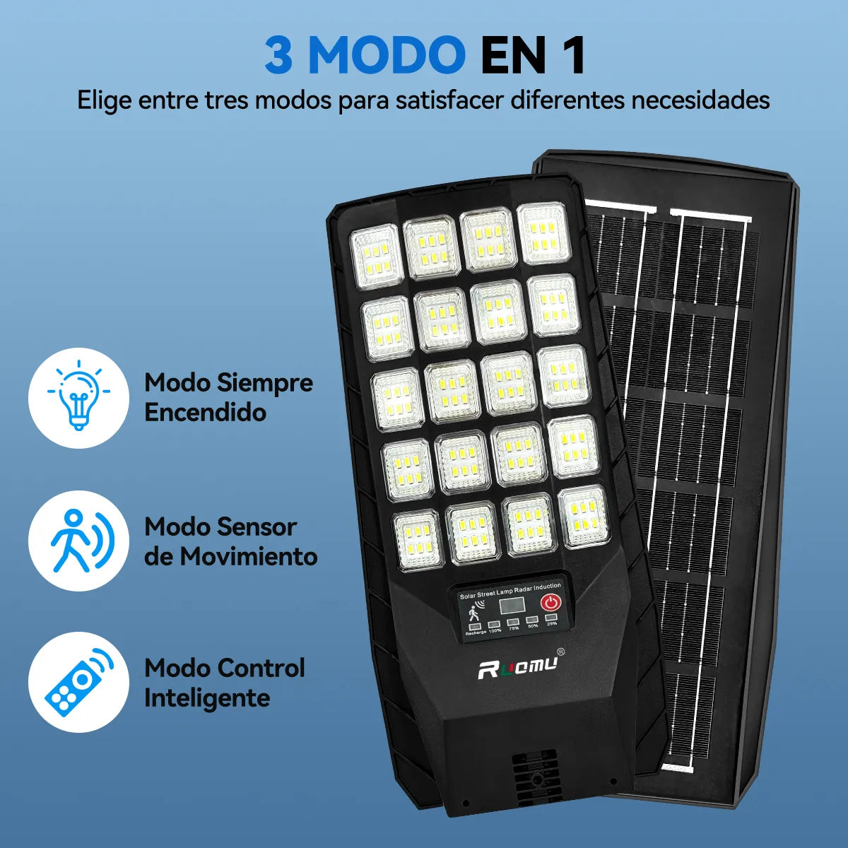 Lámpara Solar para Jardín y Exteriores – Ilumina Tu Hogar con Energía Limpia