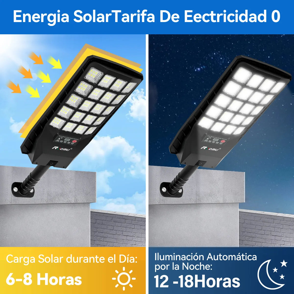 Lámpara Solar para Jardín y Exteriores – Ilumina Tu Hogar con Energía Limpia