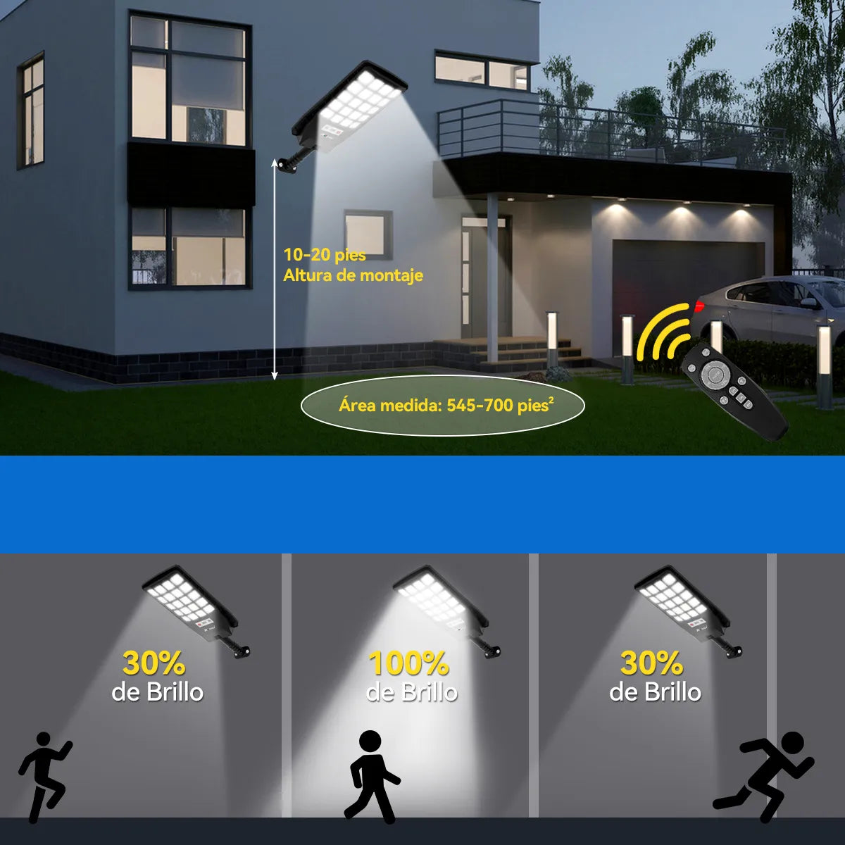 Lámpara Solar para Jardín y Exteriores – Ilumina Tu Hogar con Energía Limpia