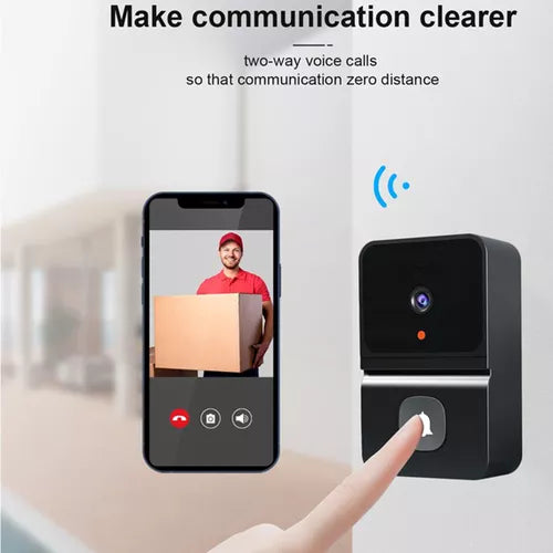 Timbre Con Cámara Video RECARGABLE🤳 Wifi-bluetooth VISION NOCTURNA
