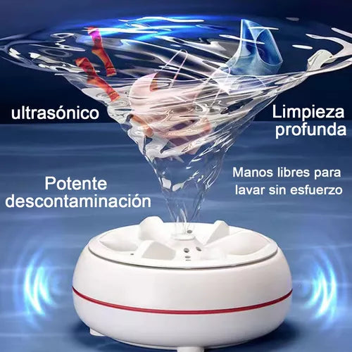 SUPER Lavadora Portátil 🧺 ULTRASONICA USB