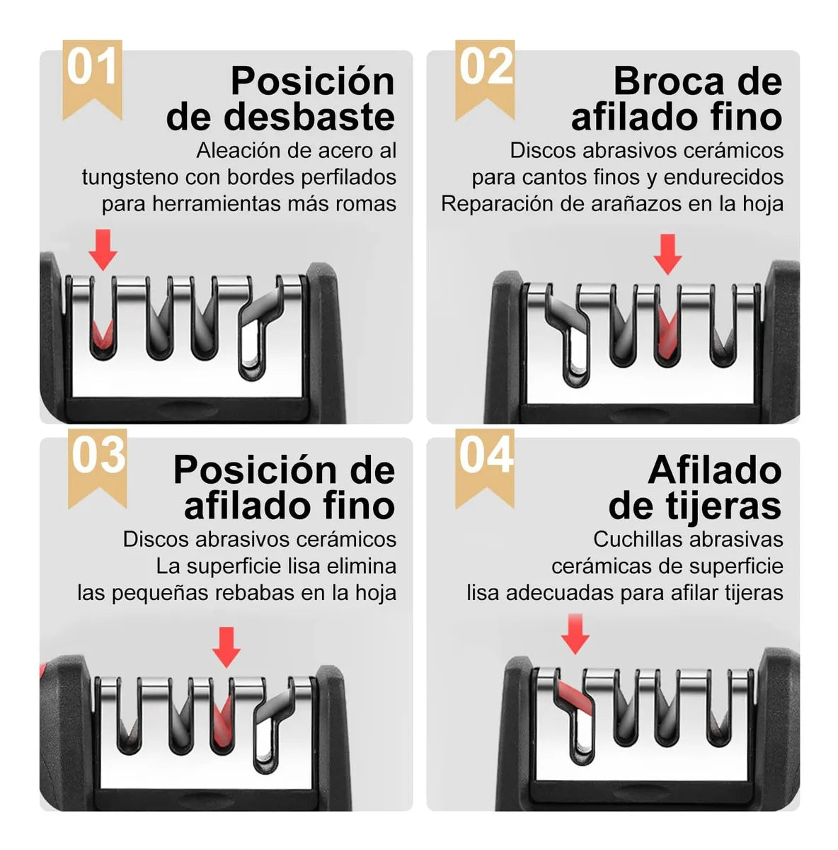 ¿Cansado/a de los cuchillos que no cortan? Fill Max Pro: afila, corta y pica en segundos.
