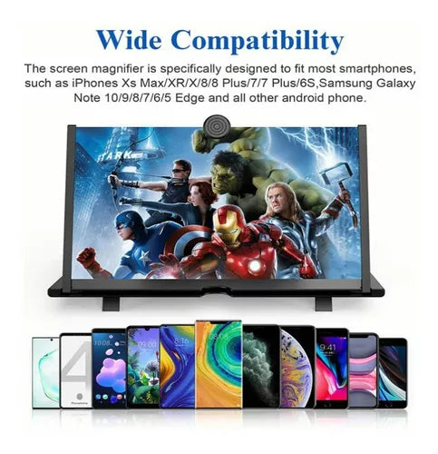 LUPA Proyector Ampliador📱💻 Pantalla Soporte Portátil Celular