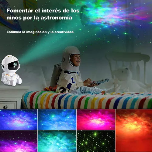#1 EN VENTAS Astronauta Proyector Estrellas Universo Luz Sentado