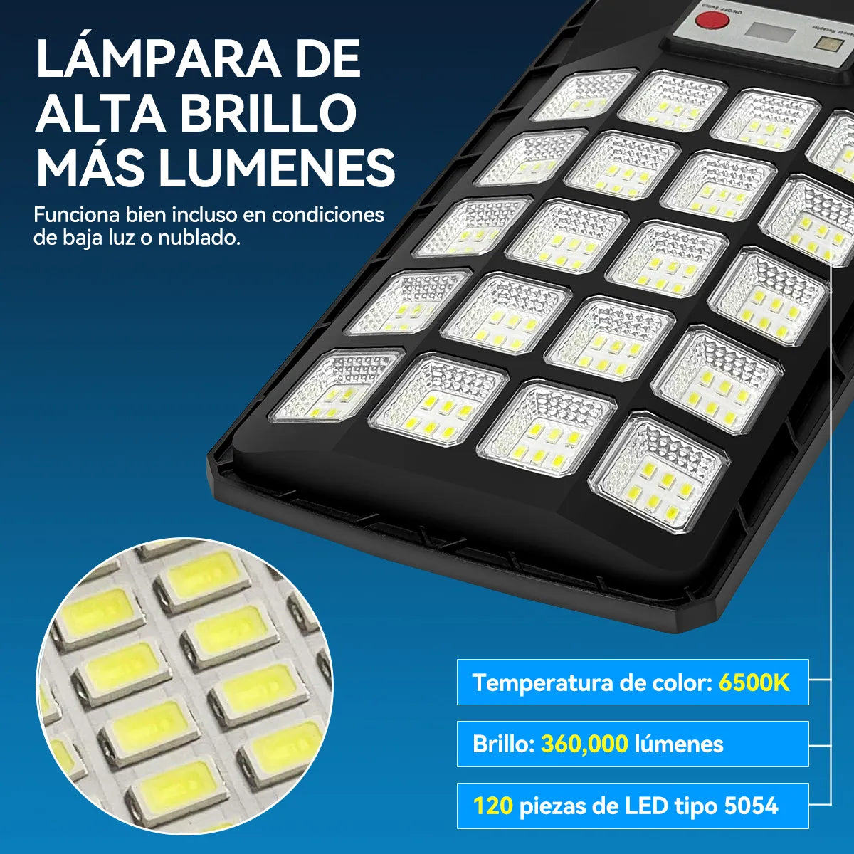 Lámpara Solar para Jardín y Exteriores – Ilumina Tu Hogar con Energía Limpia