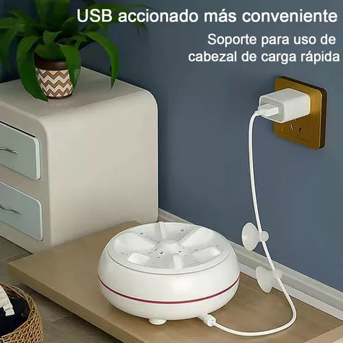 SUPER Lavadora Portátil 🧺 ULTRASONICA USB