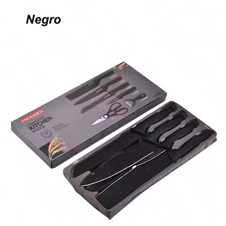 KitchenPro Max™:Hojas ultra afiladas de acero inoxidable con recubrimiento antiadherente
