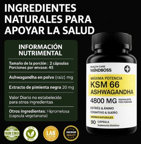 AshwaPower™:Duerme mejor, despierta con más vitalidad y foco cada día
