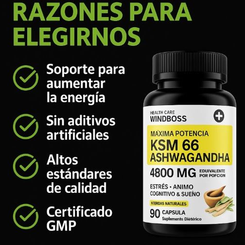 AshwaPower™:Duerme mejor, despierta con más vitalidad y foco cada día