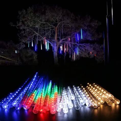 LLuvia de luces meteoro multicolor de tubos 3.5 m de ancho