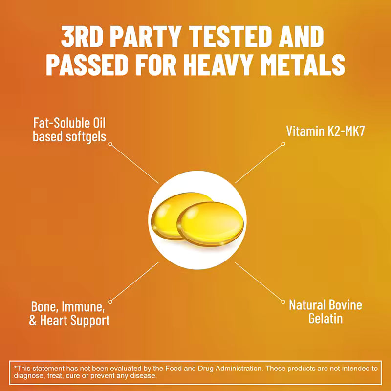 No es magia, es ciencia: D3 + K2, el combo que tu cuerpo pedía - 120 CAPSULAS ( 2 MESES )