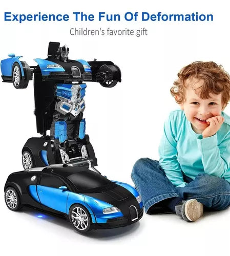 BUGATTI RECARGABLE Control Remoto Transformers 🤖🚘