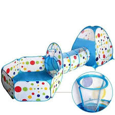 Túnel Interactivo para Niños con Canasta y Alberca de Pelotas