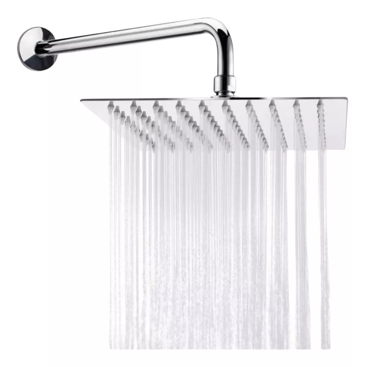 Regadera Cuadrada Tipo Lluvia 🚿 ACERO INOXIDABLE💦