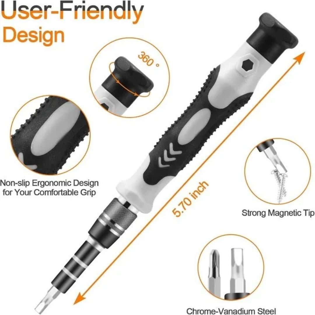 Juego De Destornilladores Y Atornilladores De Precisión 115 En 1, Herramientas De Reparación De Bricolaje, Kit De Puntas De Destornillador Magnético Pequeño, Mini Herramienta Profesional Extraíble Para Teléfonos
