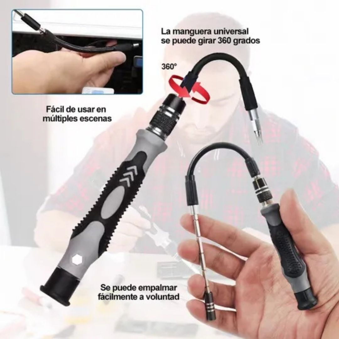 Juego De Destornilladores Y Atornilladores De Precisión 115 En 1, Herramientas De Reparación De Bricolaje, Kit De Puntas De Destornillador Magnético Pequeño, Mini Herramienta Profesional Extraíble Para Teléfonos