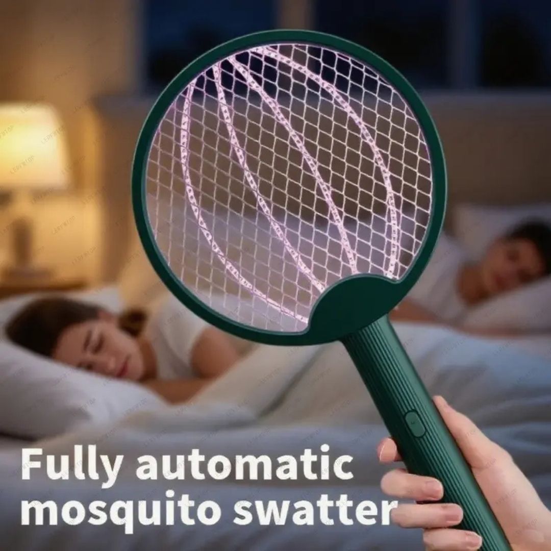 Matamoscas Eléctricos Plegables, Dispositivos Portátiles para Insectos con Función de Atracción de Luz Morada