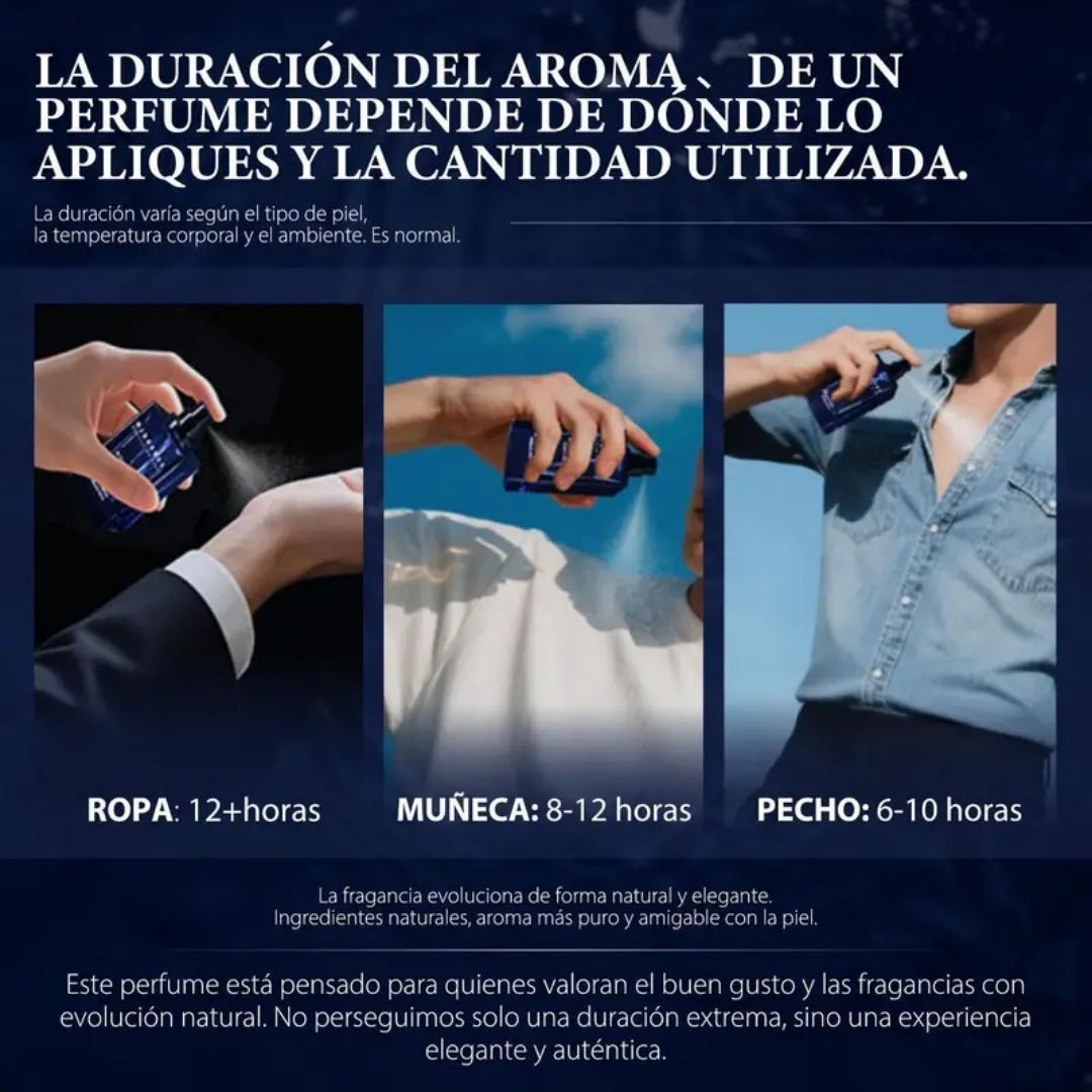 Perfume para hombre Windboss Blue EDP | Aroma amaderado y cítrico | Fragancia distinguida inspirada en la elegancia clásica | 50 ml 1.7 oz