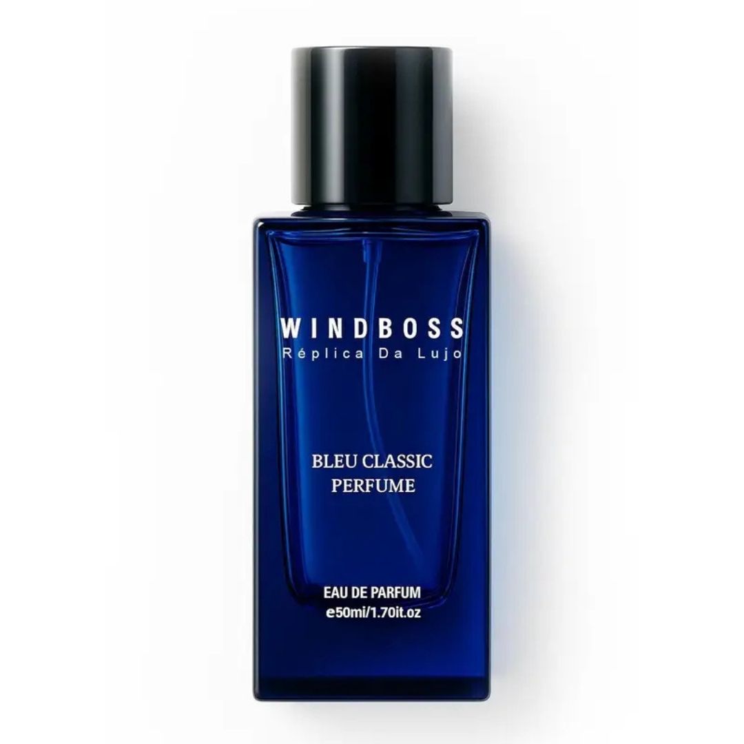 Perfume para hombre Windboss Blue EDP | Aroma amaderado y cítrico | Fragancia distinguida inspirada en la elegancia clásica | 50 ml 1.7 oz