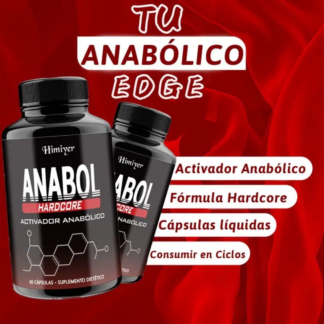 ANABOL, suplemento de apoyo para la salud masculina, fórmula premium.