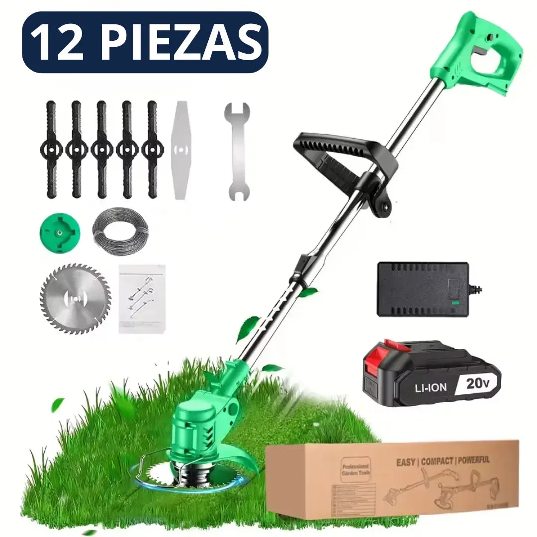 INALAMBRICA! Desbrozadora Eléctrica 3 en 1🌱 Podadora Cortadora Césped