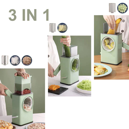 Rebanador de verduras Manual 3 en 1
