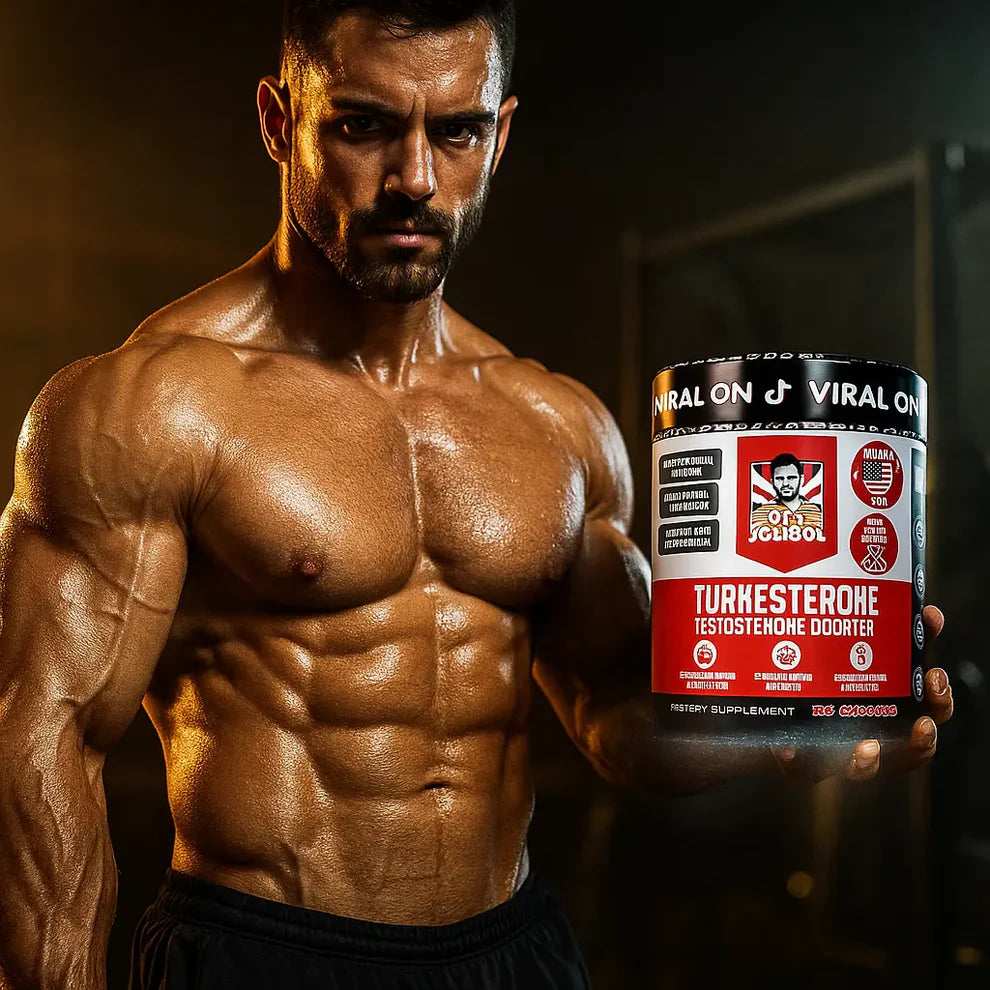 Suplemento Natural de testosterona para hombres – Turkesterona 1500 mg de potencia máxima con Tongkat Ali y BioPerine® + Músculo, recuperación y resistencia – 120 cápsulas