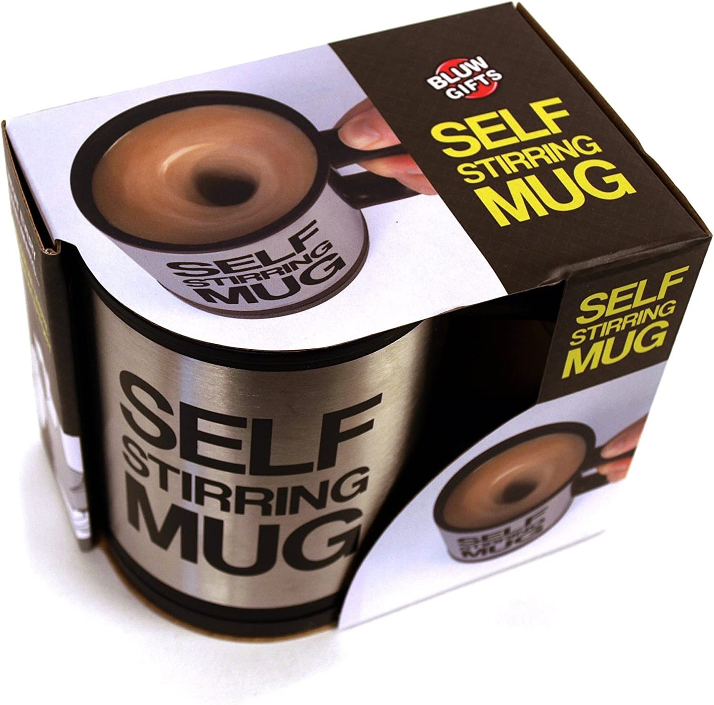 Taza con Mezclador Automatico Inoxidable