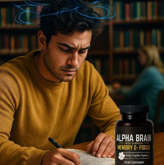 Alpha Brain Focus™:Optimiza memoria, concentración al 100 % y velocidad de pensamiento 60capsulas