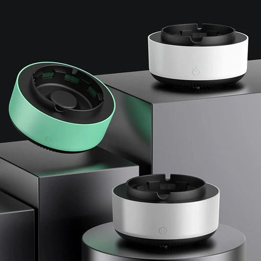 SmokeAway™: Cenicero Inteligente 2 en 1 que Elimina el Humo y Purifica el Aire