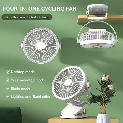 Lighting Clamp fan, Ventilador portatil de clip