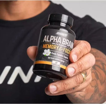 Alpha Brain Focus™:Optimiza memoria, concentración al 100 % y velocidad de pensamiento 60capsulas