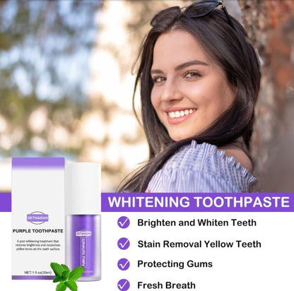 LumiSmile Purple™:🌟 ¡Transforma tu sonrisa en días con el poder del morado!😁🦷