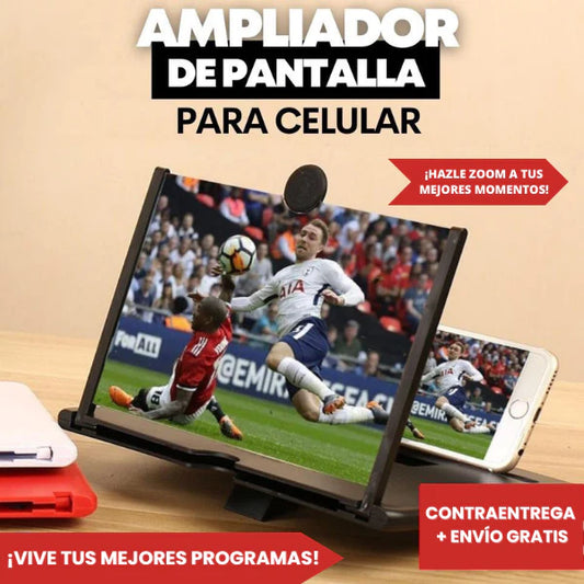 LUPA Proyector Ampliador📱💻 Pantalla Soporte Portátil Celular