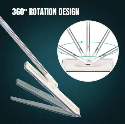 Mop Mágico 360° UltraClean™:Sin Esfuerzo, Sin Dolor: Adiós a Agacharte