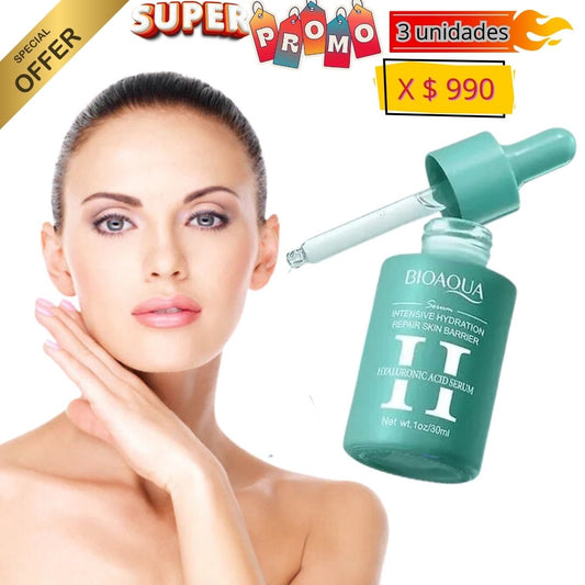 Suero Facial BIOAQUA con Ácido Hialurónico – Hidratante, Reparador y Anti-Arrugas para una Piel Radiante