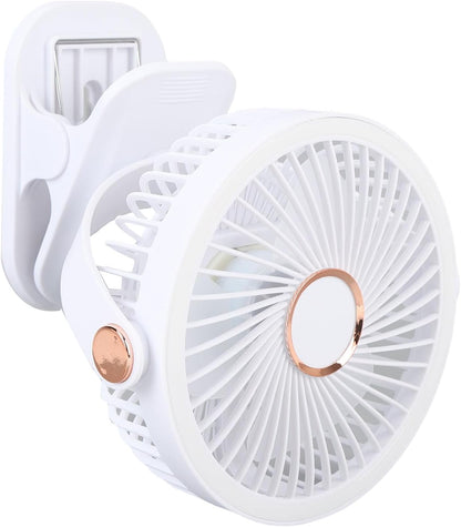 Lighting Clamp fan, Ventilador portatil de clip