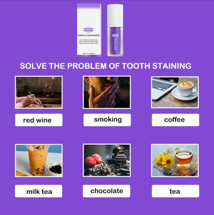 LumiSmile Purple™:🌟 ¡Transforma tu sonrisa en días con el poder del morado!😁🦷