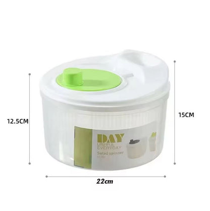 FreshSpin™:El Colador 3 en 1 para Ensaladas Frescas, Frutas y Verduras Siempre Listas 🥗