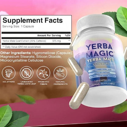 Yerba Magic™:Claritad Mental + Energía Natural en Cada Cápsula