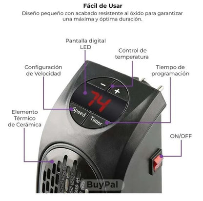 Calefast™:Calor acogedor donde lo necesites 🔥