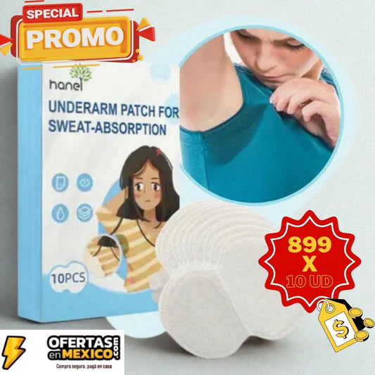 10 Uds. Ropa de vestir para axilas cuidado del sudor almohadilla de transpiración escudo absorbente almohadillas desodorantes SK-2460