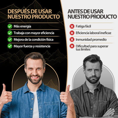 🏔️✨ WindBoss Gold Shilajit Gummies – 3000mg de Energía del Himalaya ✨🏔️ (Grado Oro)