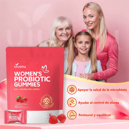 WOMEN PROBIOTIC GUMMIES, Gomitas Probióticas para mujer