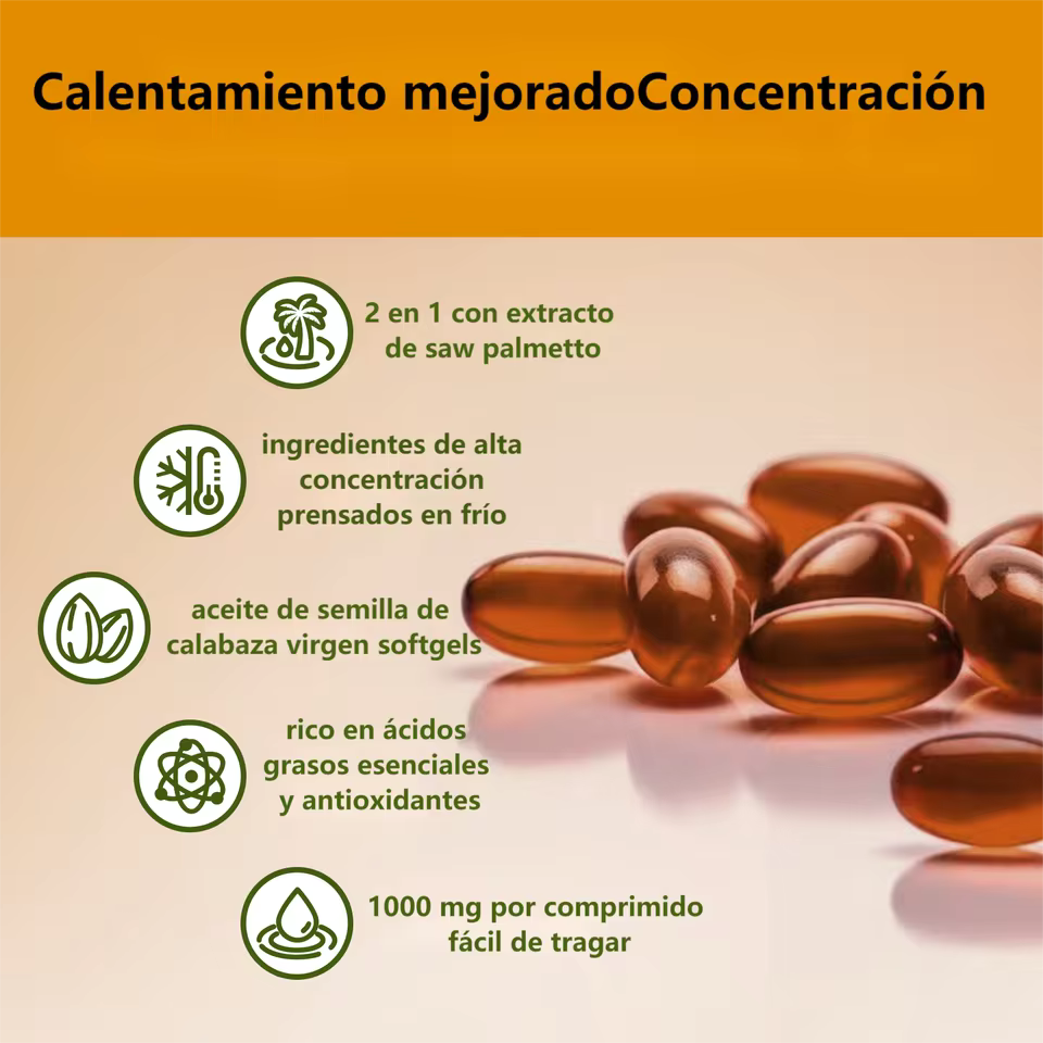 PMPKIN SEED OIL, Gomitas de semilla de calabazas